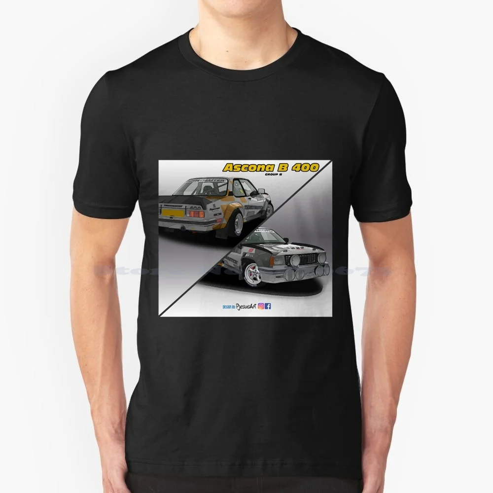 Футболка Opel Ascona B 400 Группа B 100% хлопок футболка Opel Groupb Monza раллийный автомобиль Pjesusart
