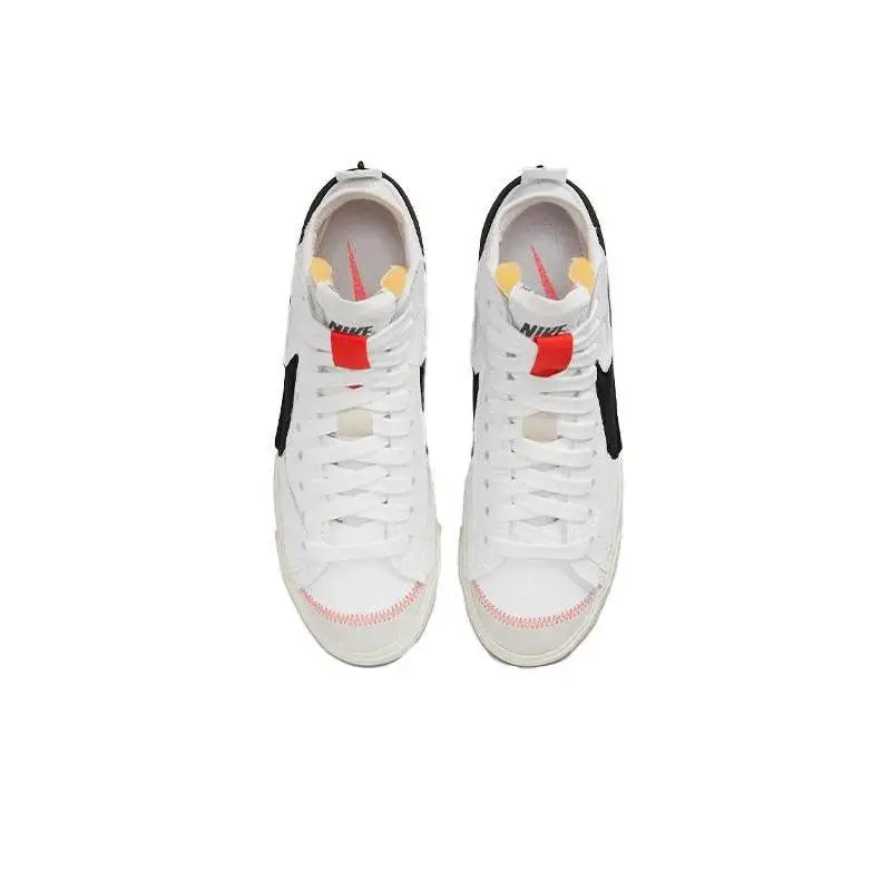 Фото Женский блейзер Nike Mid '77 Jumbo кроссовки белого и черного цвета №4