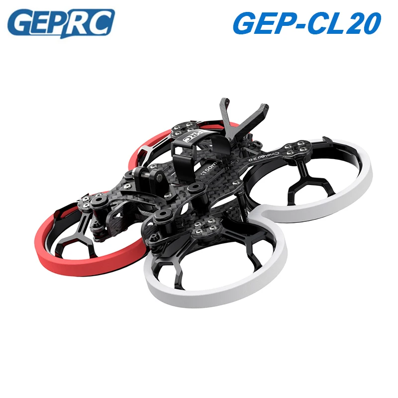GEPRC GEP-CL20 CineLog 20 комплект из углеродного волокна для рамы 2 дюйма 100 мм Колесная база с пропеллером для сцены в помещении Квадрокоптер дроны