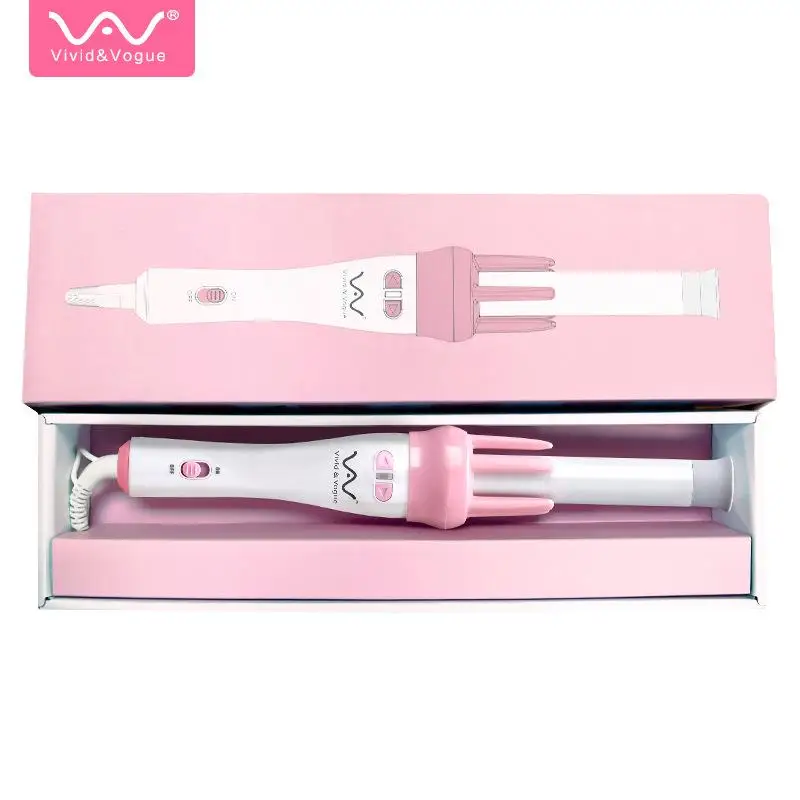 Плойка для завивки волос Vivid & Vogue Magic Wand 28 мм с розой