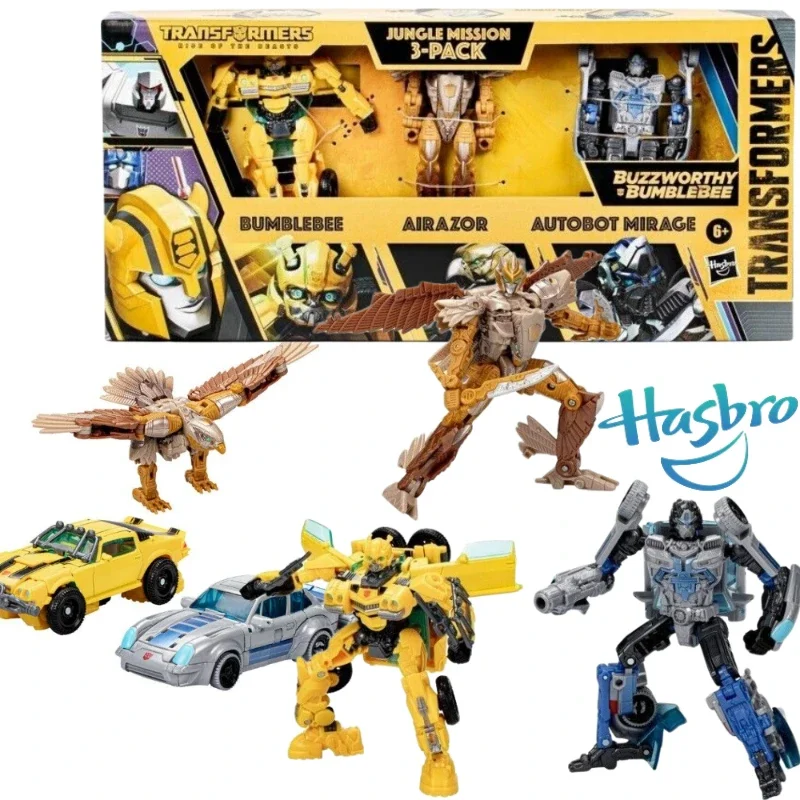 В наличии Hasbro Трансформеры 7 дюймов, экшн-Фигурка «табак животных», «Семья джунглей», «Шмель», «страйзер», «Мираж», 3 шт., модель, игрушка в подарок
