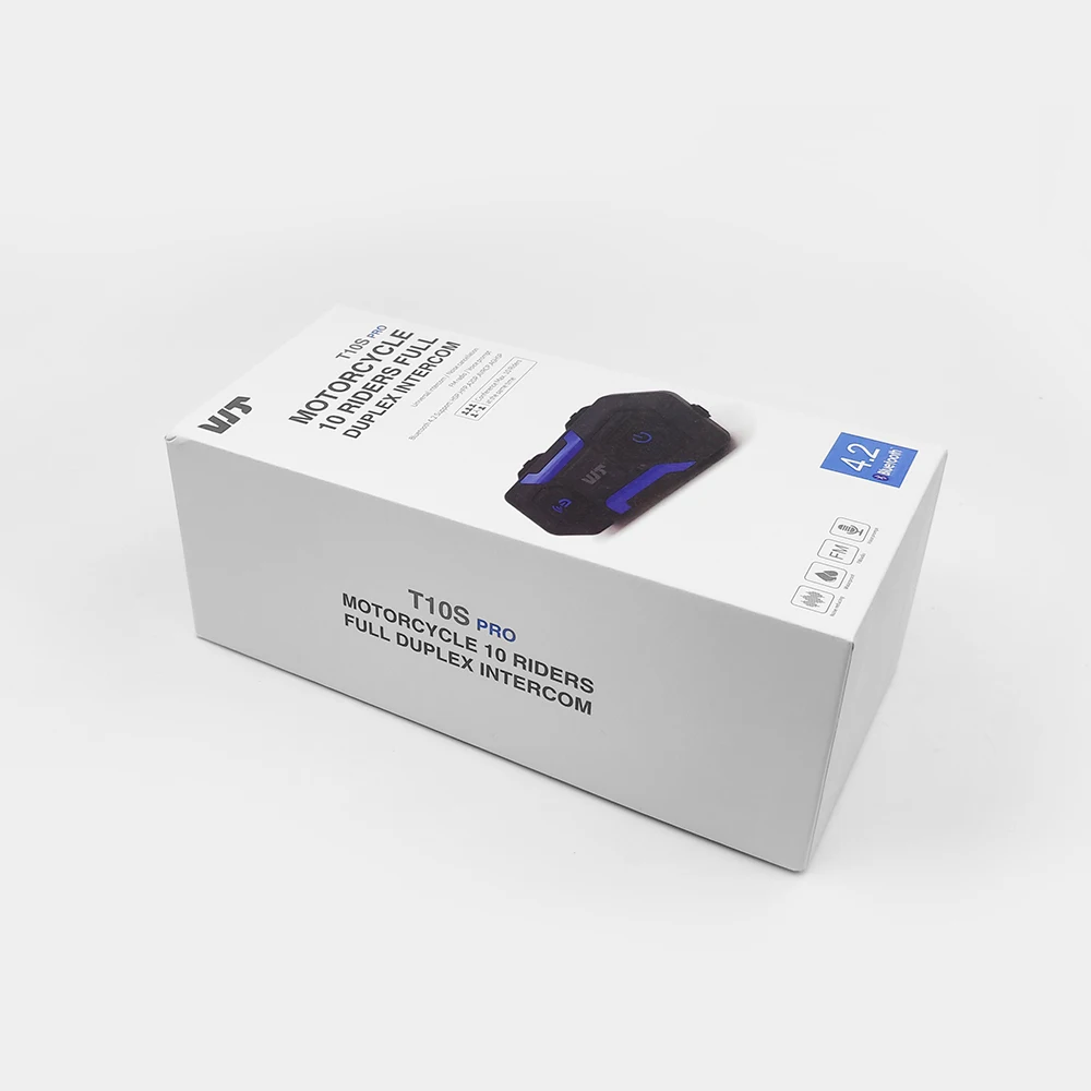 T10S Pro Мотоцикл 10 гонщиков Групповой разговор в одном времени 1200 м Bluetooth-шлем дальнего действия Домофон (art.: 3920ce46cd89c) - 3920ce46cd89c