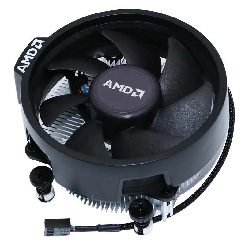 Кулер AMD Ryzen для процессора, новый оригинальный кулер серии Wraith, Новый 4-контактный радиатор для рабочей станции AM4, вентилятор охлаждения компьютера