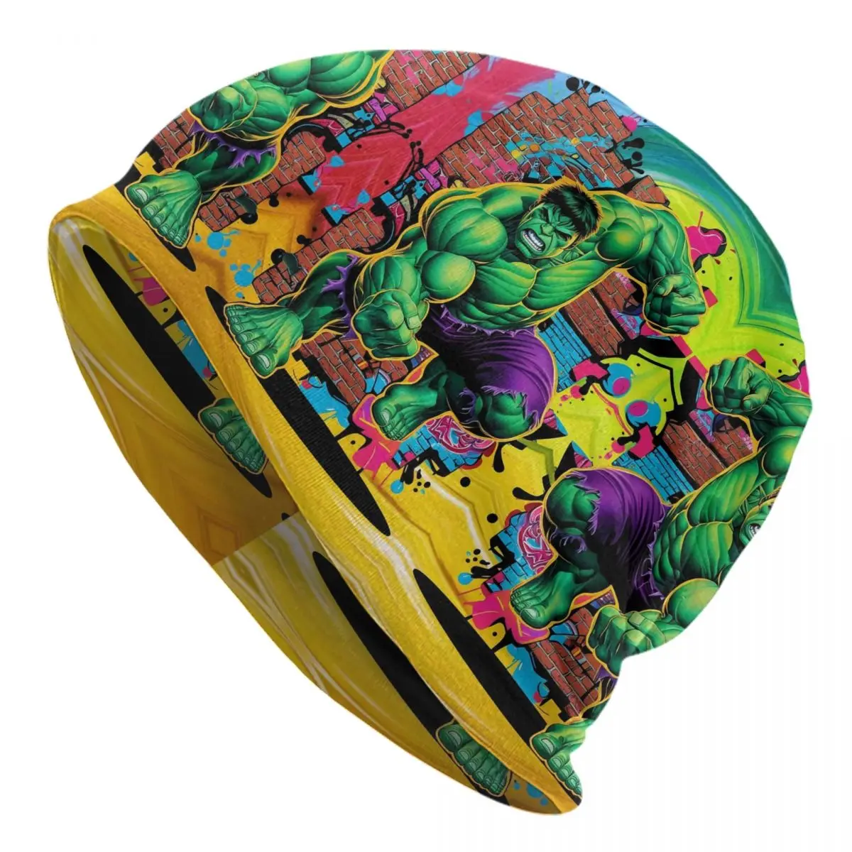 Шапки-бини Hulk Super Heroes Skullies на заказ для мужчин и женщин, уличная одежда унисекс, зимняя теплая вязаная шапка для взрослых, шапки с капюшоном из фильма