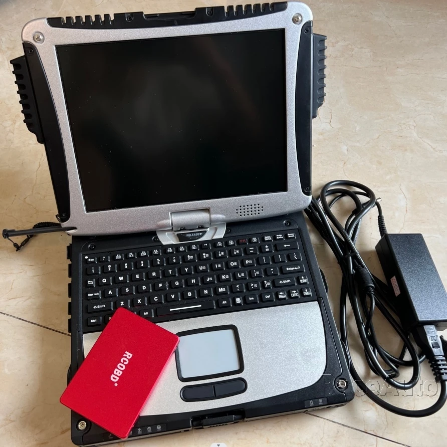 Военный Toughbook CF19 i5 CPU 4 ГБ ОЗУ CF-19, 90% новый ноутбук с сенсорным пером, 512 ГБ SSD, win10 64-битный ОС, быстро работает