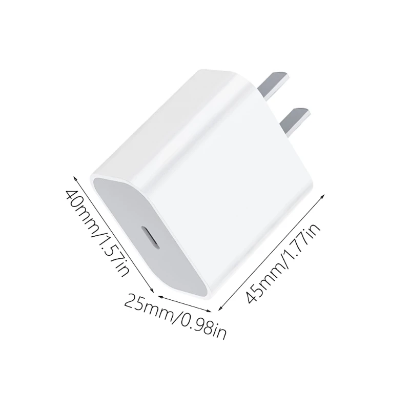 Блок быстрого зарядного устройства USB C PD 20 Вт QC3.0 Адаптер для быстрой зарядки Блок быстрой зарядки (art.: 3920ca8de6d85) - 3920ca8de6d85