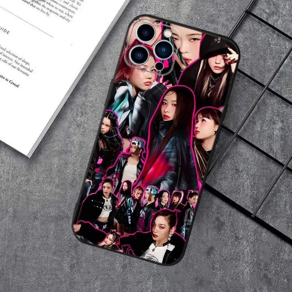 Фото Чехол для телефона XG Kpop Group для iPhone 16e,16,15,14,13,12,11,XS,XR,X,8,7,Pro,Max,Plus,mini, силиконовый черный чехол №5