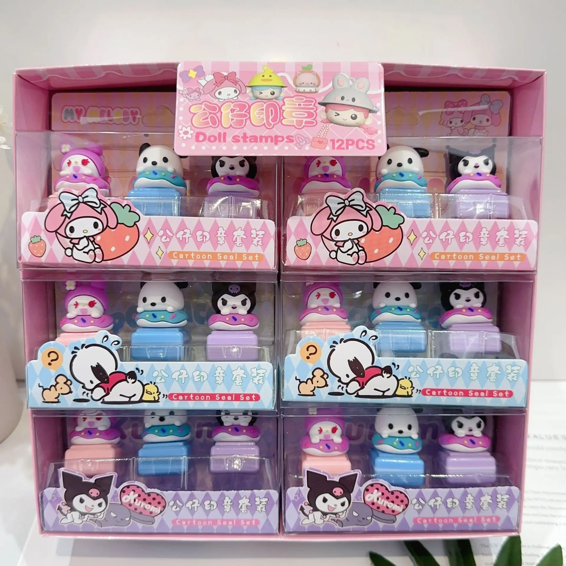 Акриловая подвеска Sanrio, ручная работа, печать, учитель, стимулирует стемпинг, детский мультяшный милый шаблон, вознаграждение, печать, оптовая продажа набора