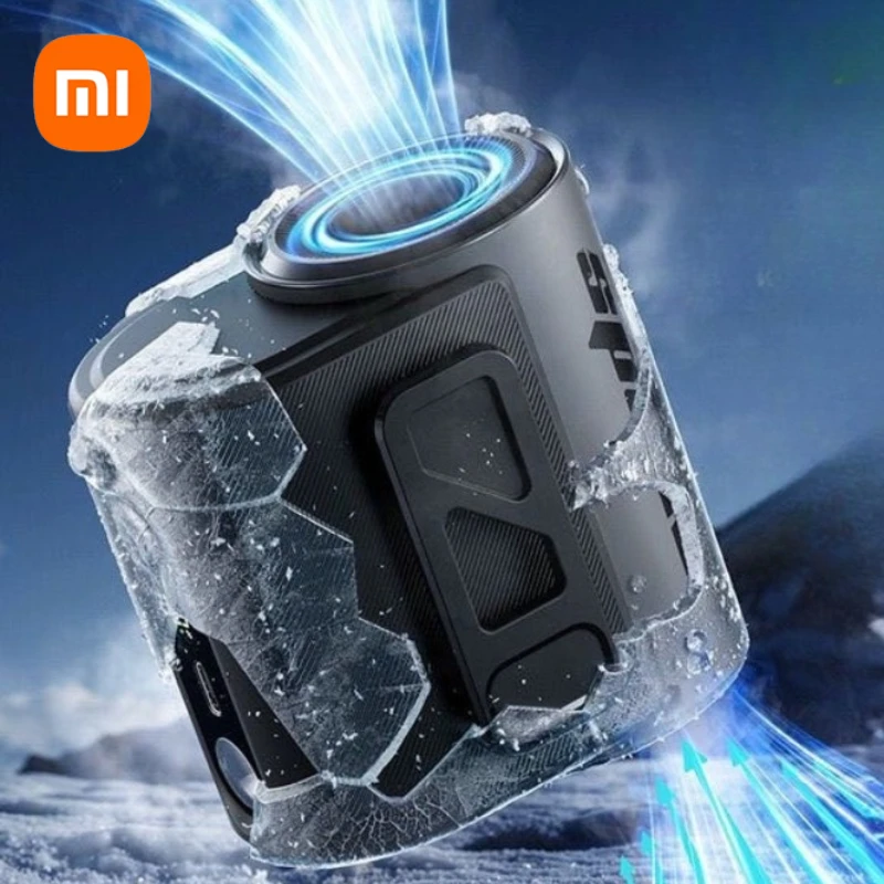 Поясной вентилятор Xiaomi, 8000 мАч, перезаряжаемый противоударный вентилятор, светодиодный дисплей, фонарик, подвесные шейные вентиляторы для спорта на открытом воздухе
