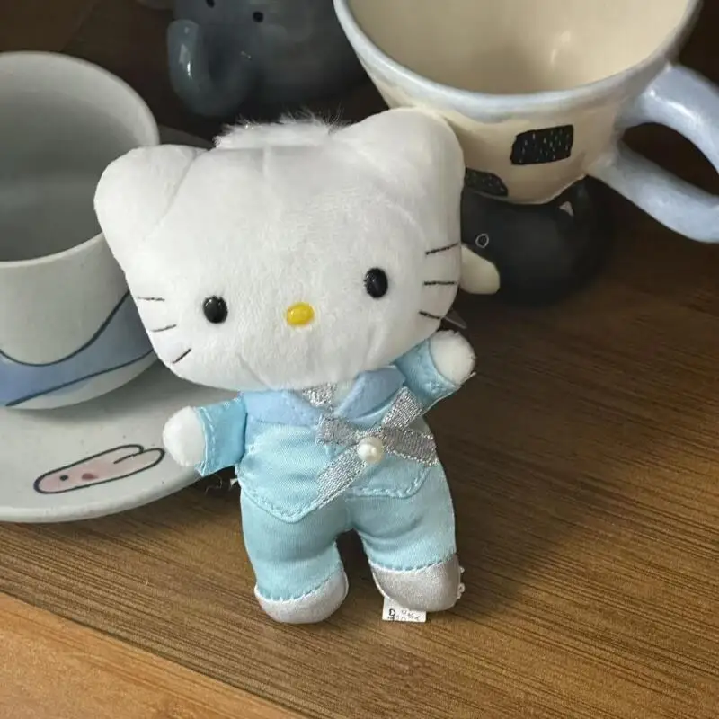 Фото Kawaii Sanrio Hello Kitty Daniel плюшевая игрушка кулон креативный мультяшный брелок мягкая кукла аксессуары для пары друг свадебный подарок №4
