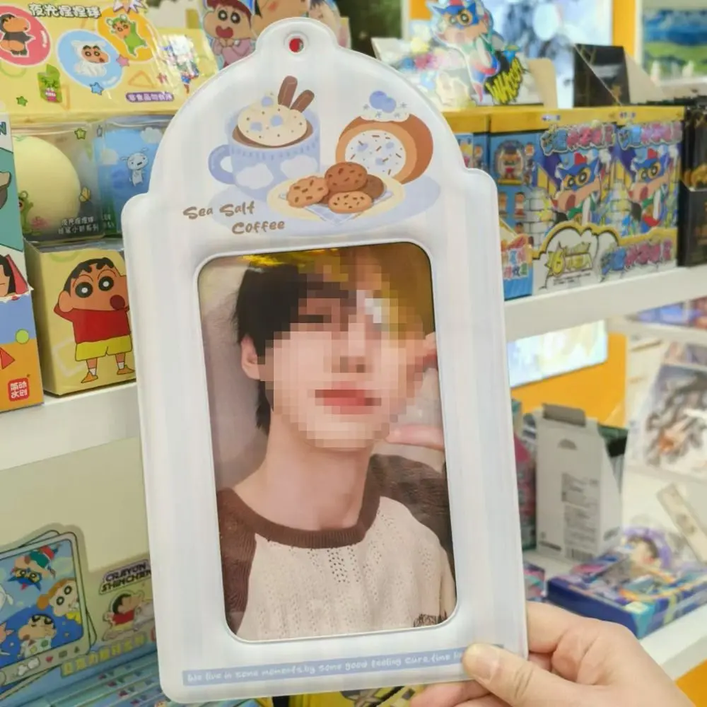 Фото Держатель для открыток A5, гигантский ПВХ Kpop Idol, защитный чехол для фото с лентой, высокий уровень внешнего вида, идеальный подарок для девочек №2
