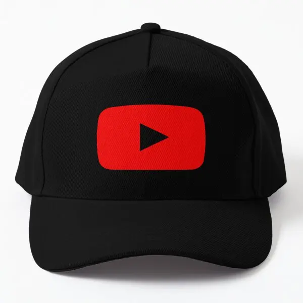 Бейсболка Youtube в стиле хип-хоп для мужчин и женщин, кепка с принтом на открытом воздухе, черная, на весну