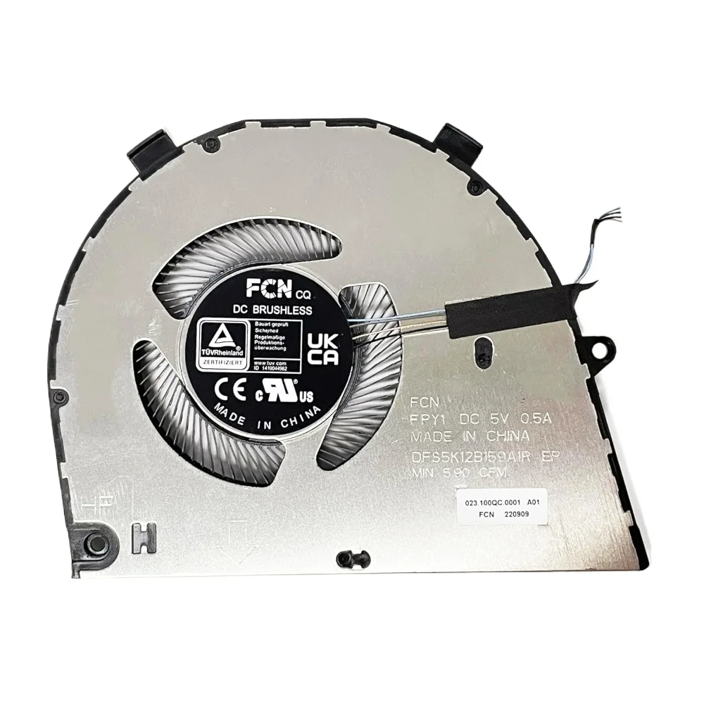 Вентилятор охлаждения процессора для Dell Inspiron 16 5620 5625 7620 2-в-1/Vostro 16-5620 5625 0T8R2T FRY1 (не подходит для серии 5620 RTX 2050)