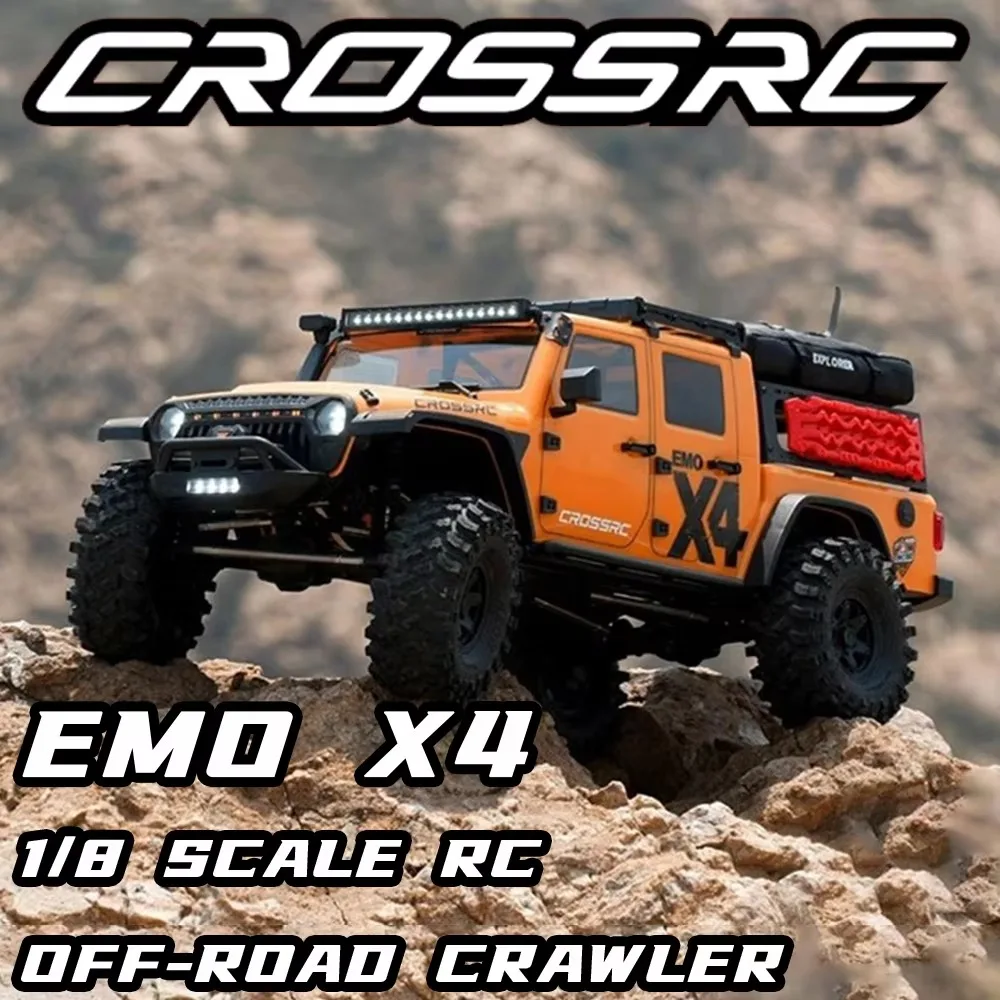 CROSSRC EMO X4 4WD RTR 1/8 Rock Crawler радиоуправляемая электрическая модель автомобиля на гусеничном ходу спасательный автомобиль взрослые детские игрушки