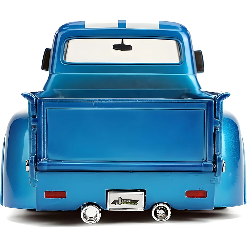 Фото JADA 1:24 Ford F100 1956 Picku, легкосплавный автомобиль, литье под давлением и игрушечный транспорт, модель автомобиля, миниатюрная масштабная модель автомобиля для детей №4