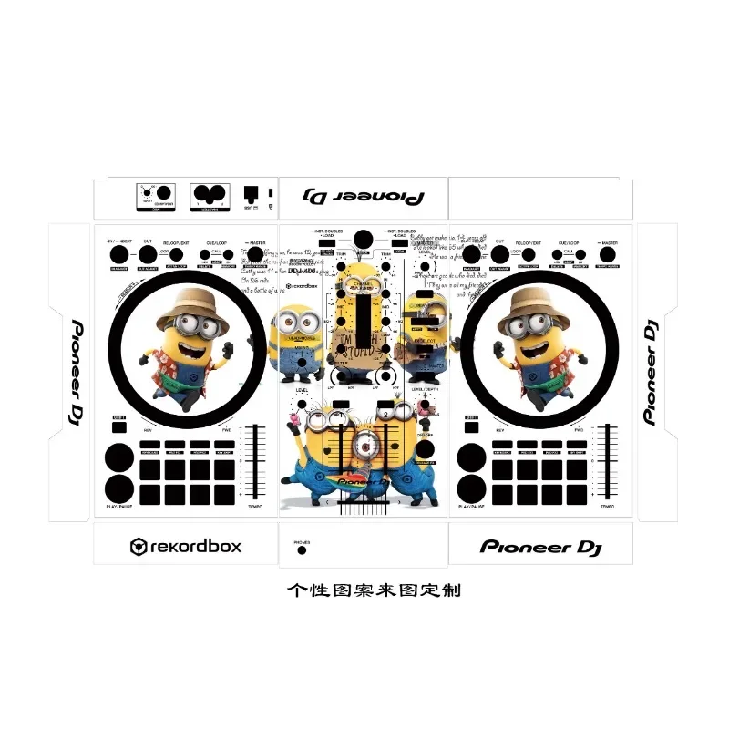 Пленка для панели контроллера Pioneer DDJ-400. Красочная наклейка для проигрывателя дисков, а не железная панель