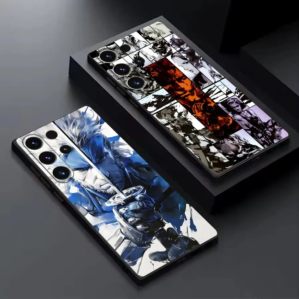 Чехол для телефона Samsung Galaxy S25 S24 S23 S22 S21 S20 Plus Ultra Note20 Hot game Metal Gear Solid Soft Black
