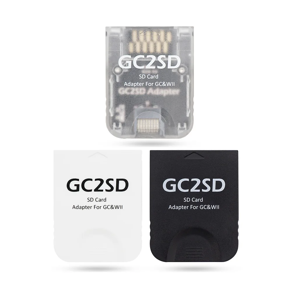 Адаптер для карты GC2SD Адаптер для микрокарты для консоли Nintendo GameCube Wii SD2SP2 Адаптер для карты памяти SD Swiss для GameCube Wii