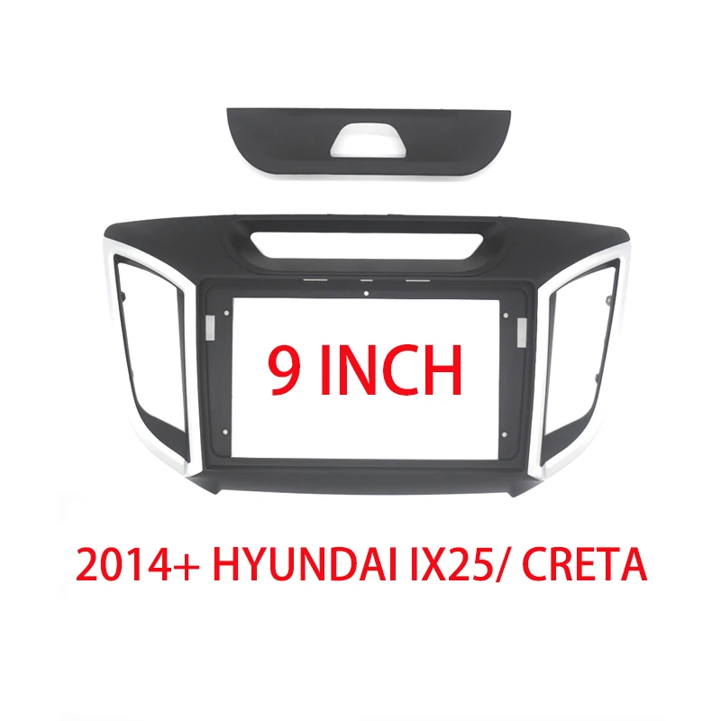 9-дюймовый автомобильный радиоприемник Fascis для Hyundai IX25 CRETA 2014-2018 Android MP5 рамка проигрывателя 2Din головное устройство стерео панель приборная панель отделка