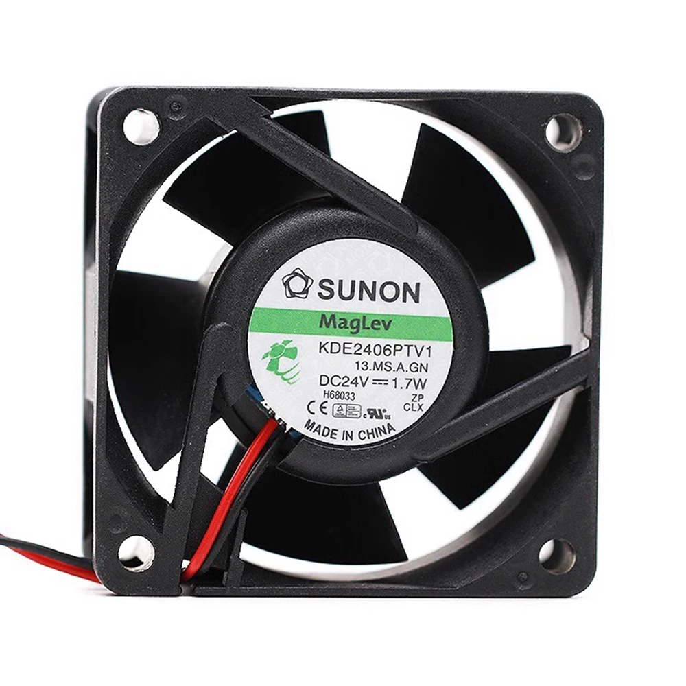 Новый для Sunon 6025 KDE2406PTV1 DC 24 В 1,7 Вт 6 см 60*60*25 мм вентилятор охлаждения частоты
