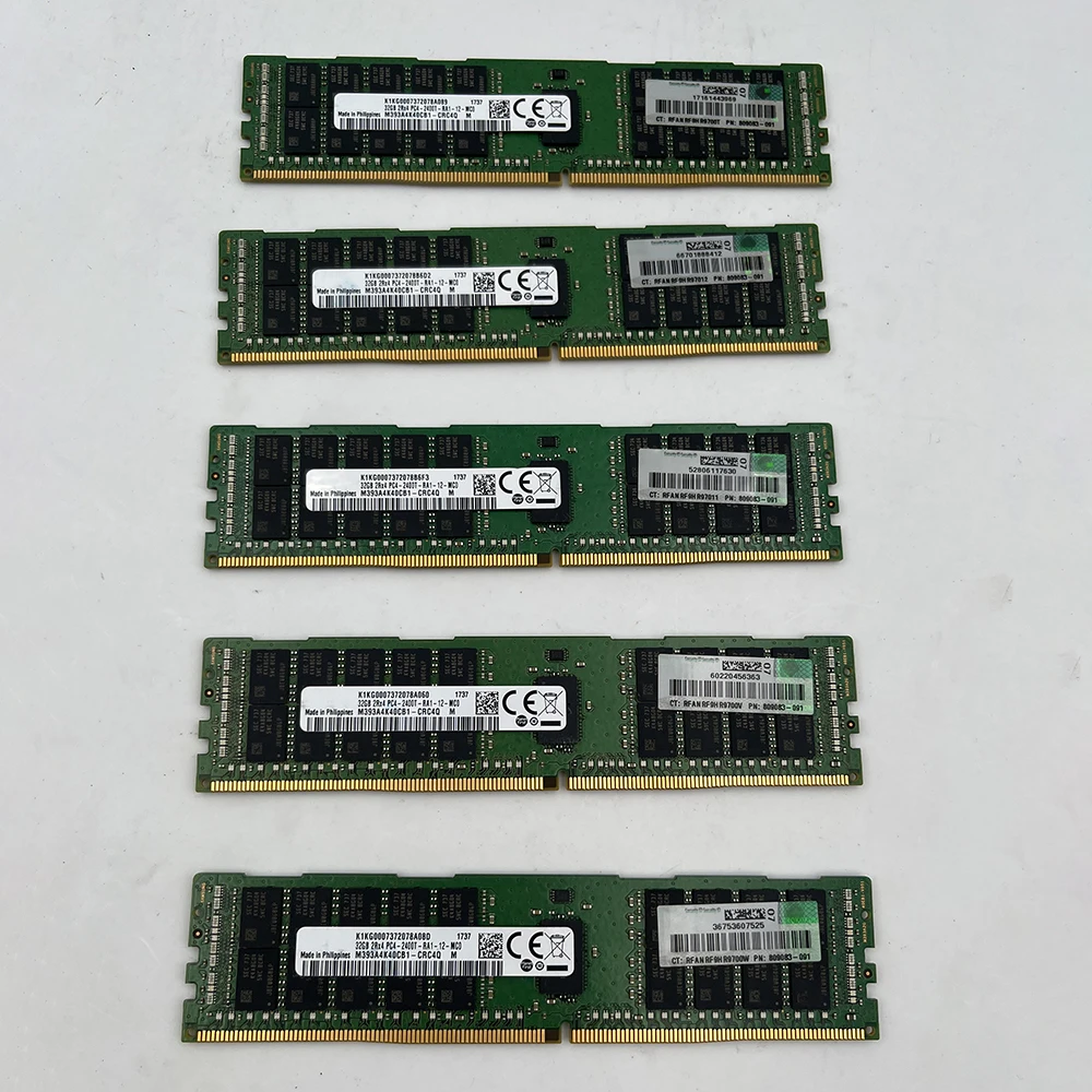 1 шт. Серверная память 809083 -091 805351 -B21 819412 -001 DDR4 32 ГБ 2400T ECC REG 2RX4 PC4-2400T RDIMM для HP RAM DL380 Gen9 G10 (art.: 3920cd4fa88b3) - 3920cd4fa88b3
