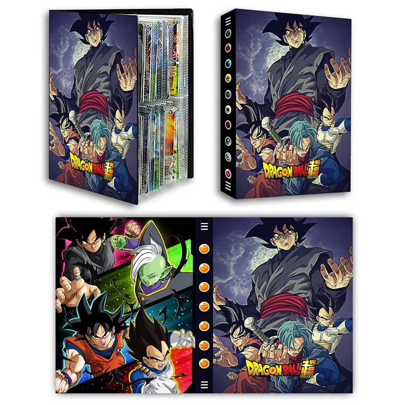 Фото 240 карт/книга из коллекции Аниме держатель для карт Son Goku Dragon Ball Vegeta Frieza Ptg Ex Vmax Game Card коллекция детских игрушек подарок №3