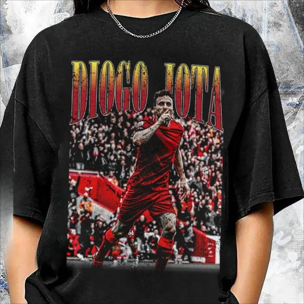 Футболка Diogo Jota Футболка RIP Jota 1996–2025 Мерч Футболка Унисекс Streewear Футболка с короткими рукавами Топ y2k
