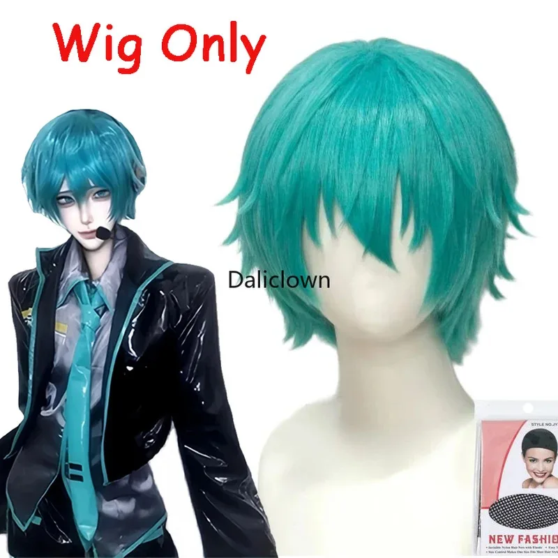 Фото CyAnime Mikuo Косплей Мужской Мику Косплей JK Униформа Рубашка Куртка Костюм Одежда Экипировка Парик Хэллоуин Костюм Для Мужчин Женщин №4
