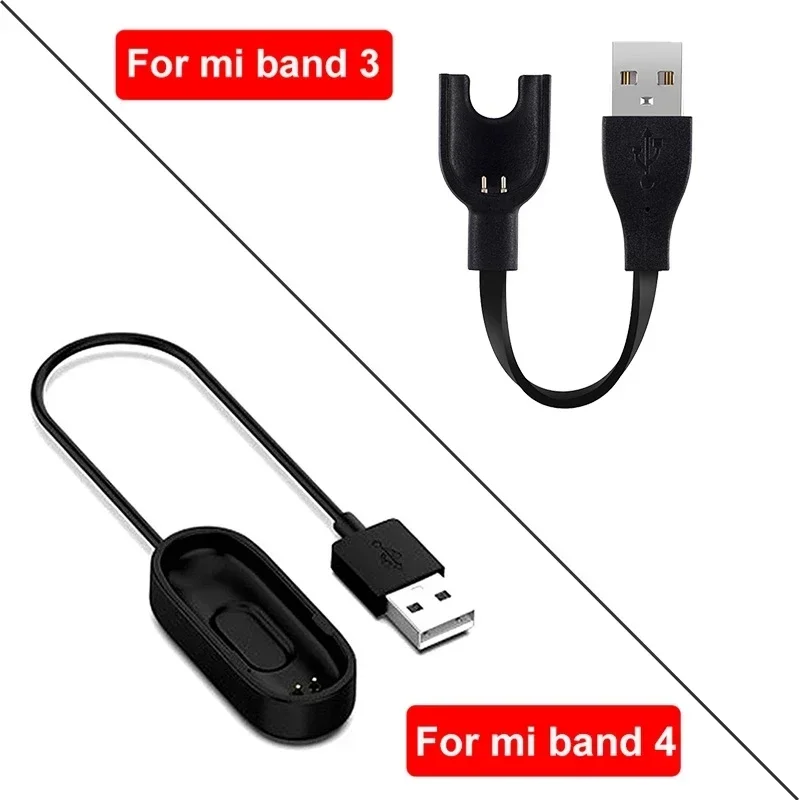 Фото USB-зарядное устройство для Xiaomi Mi Band 8 7 6 5 4 3, проводное зарядное устройство для Mi Bracelet 8 7 6 5 4 3 провода Кабель для быстрой зарядки №3