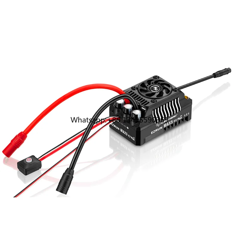 HOBBYWING EzRun MAX5 HV Plus G2 330A Sensored Brushless ESC 6-12S Lipo для 1/5 RC Trucks 1/7 1/8 Extreme Speed Модель автомобиля