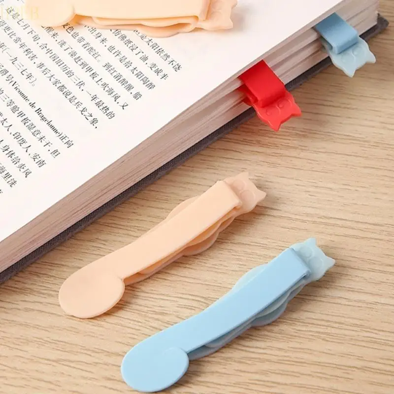 H9EB 3 PCS PAGE HOLDER CATS BICMARK