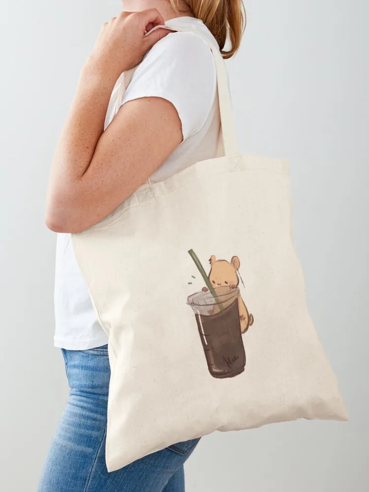 Фото Кофе jisung Tote Bag женская сумка для покупок персонализированная сумка-тоут сумка pour femme №2