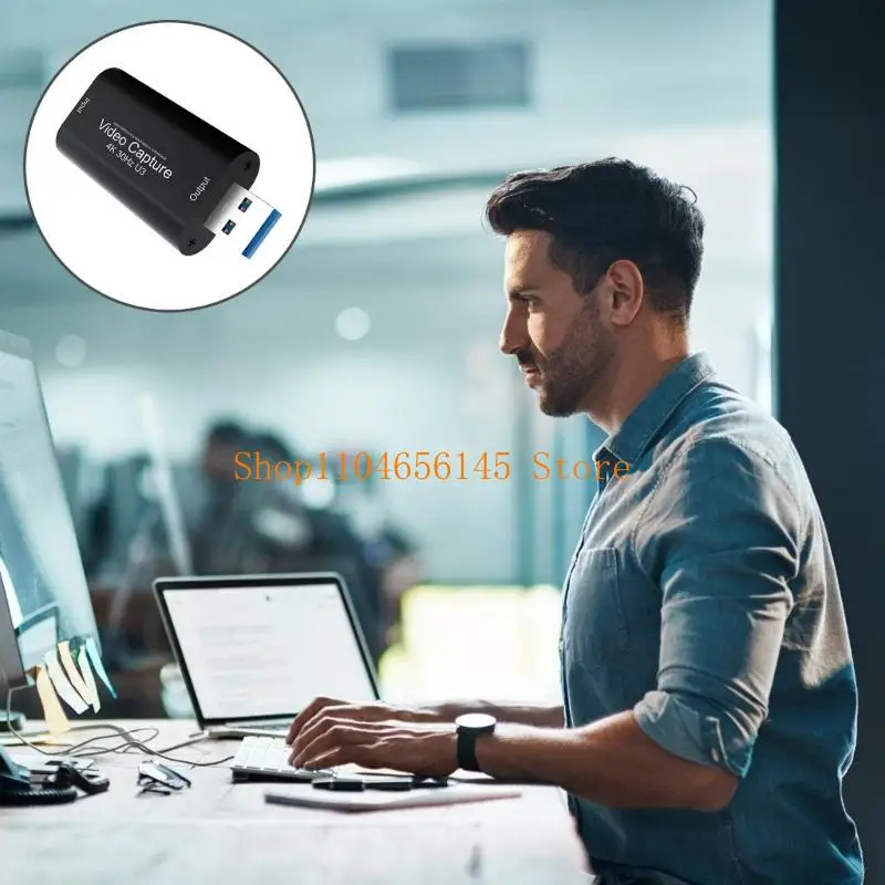Фото 5ASD Portable HDMICOMaptible к USB Card 4K Вход 1080p Вывод для потоковой передачи №5
