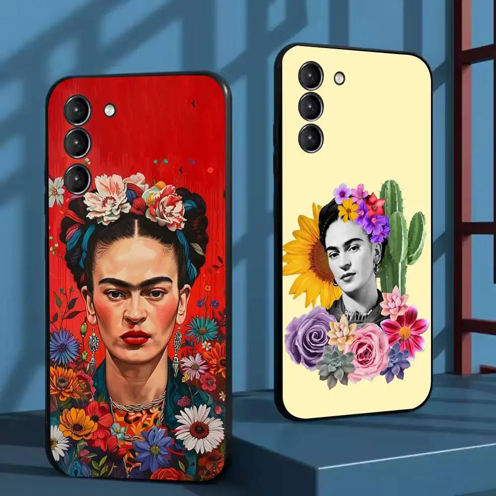 F-Frida-s K-Kahlo-g Art Чехол для телефона Samsung Galaxy A 91,80,73,72,71,53,52,51,22,5G Противоударный мягкий черный чехол