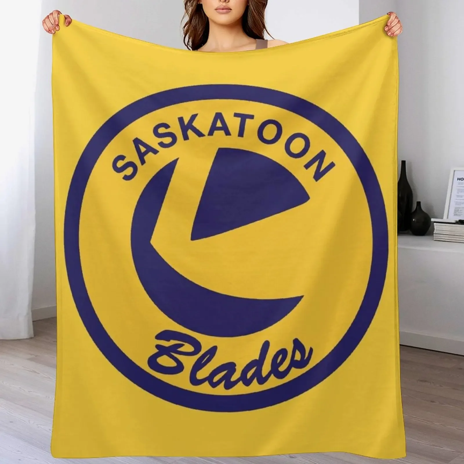 Одеяло Saskatoon Blades, большие одеяла для детских одеял, украшения диванов, полярные одеяла