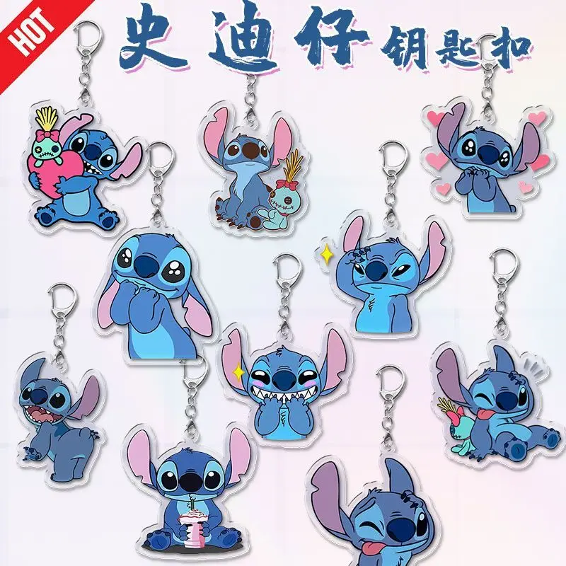 Маленький монстр Boojiboo Stitch, аниме, брелок для ключей, игрушечные фигурки, женские мультяшные кавайные фигурки, экшн-подставка, модель куклы, игрушки, акрил