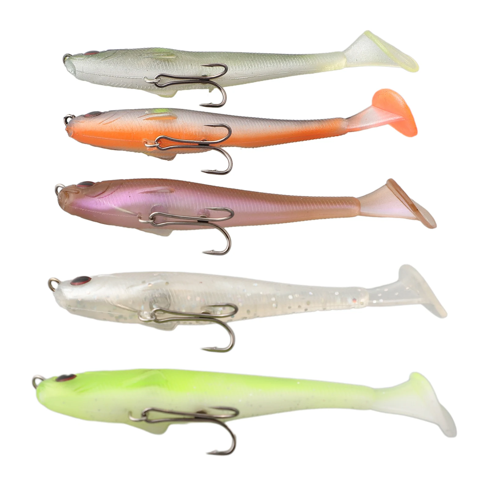 Мягкая рыболовная приманка в нескольких размах, Magdraft Swimbait, высококачественная мягкая пластиковая приманка для плавания, тройной крючок, мягкий пластик