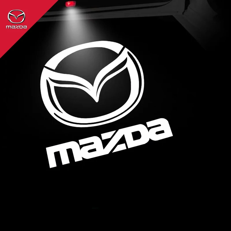 Лазерный проектор Ghost Shadow для Mazda 3 6 Atenza Axela Demio CX3 CX5 MP, 2 шт.