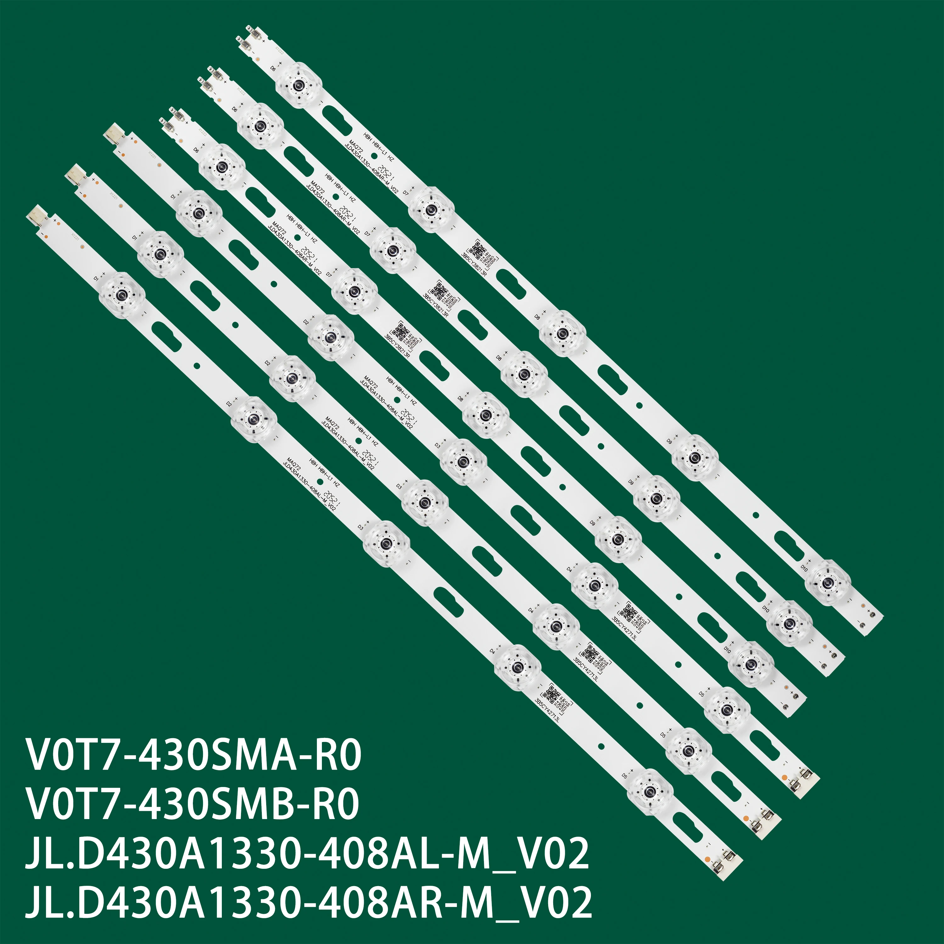 Светодиодная панель для UE43TU7072U UE43TU7092 CY-GT043HGHV1H CY-GT043HGAY2V V0T7-430SMA-R0 V0T7-430SMB-R0 LM41-00867A 00868A 00885A 00886A