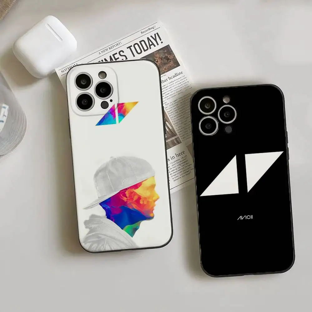 Чехол для телефона SINGER T-Tim B-Bergling A-Avicii для IPhone 16 15 14 13 Pro Max 11 12 Mini 2022, черный силиконовый чехол