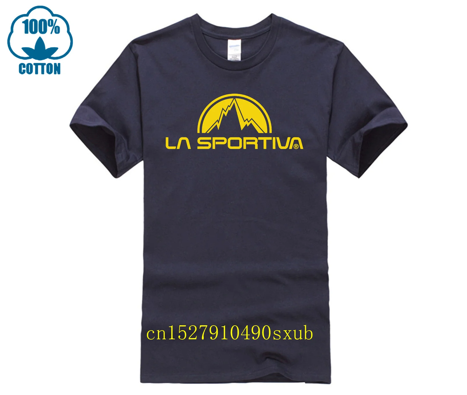 Классическая моющаяся дышащая многоразовая хлопковая Футболка La Sportiva с принтом (art.: 3920c281217d8) - 3920c281217d8