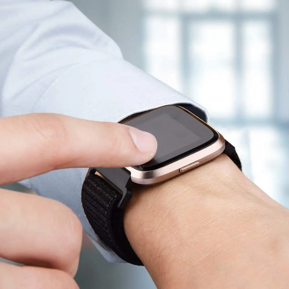 Фото Ремешок нейлоновый для умных часов Fitbit Versa 3, сменный спортивный браслет-петля для наручных часов №5