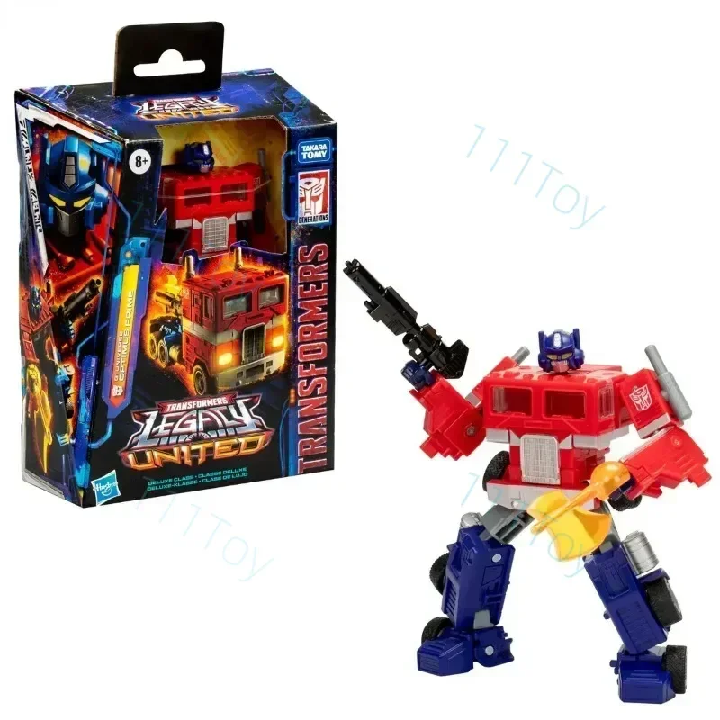 Фото В наличии Hasbro Трансформеры Классические игрушки Legacy United Deluxe Optimus Prime Фигурка Робот Игрушка Коллекционные подарки Хобби №4