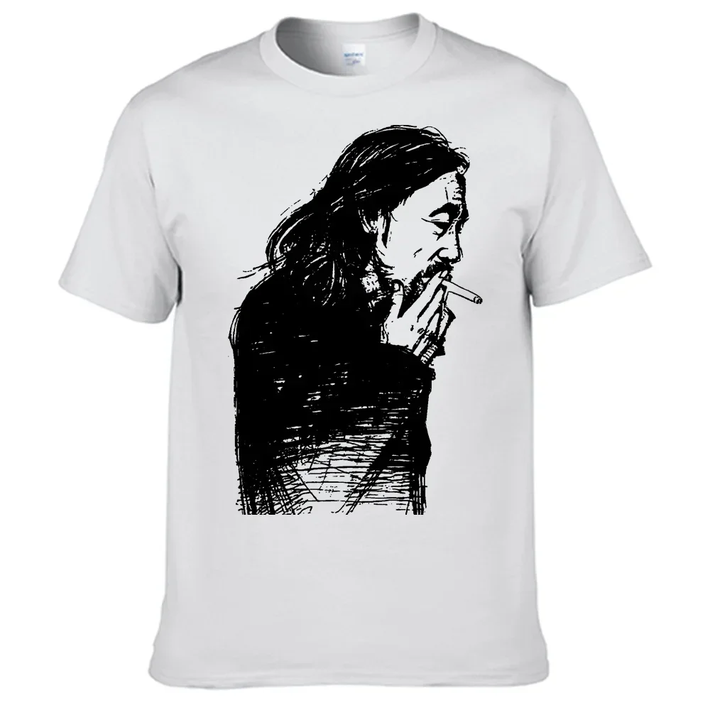 Мужская футболка Yohji-Yamamoto из 100% хлопка