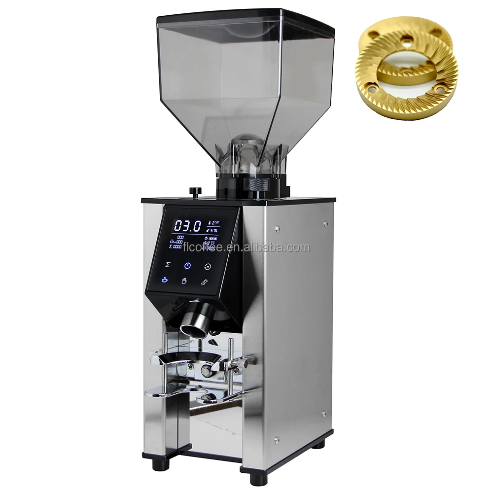Molino De Cafe Caliente 2024Business Новая простая кофемолка Автоматическая кофемолка с сенсорным экраном Высококачественная кофемолка