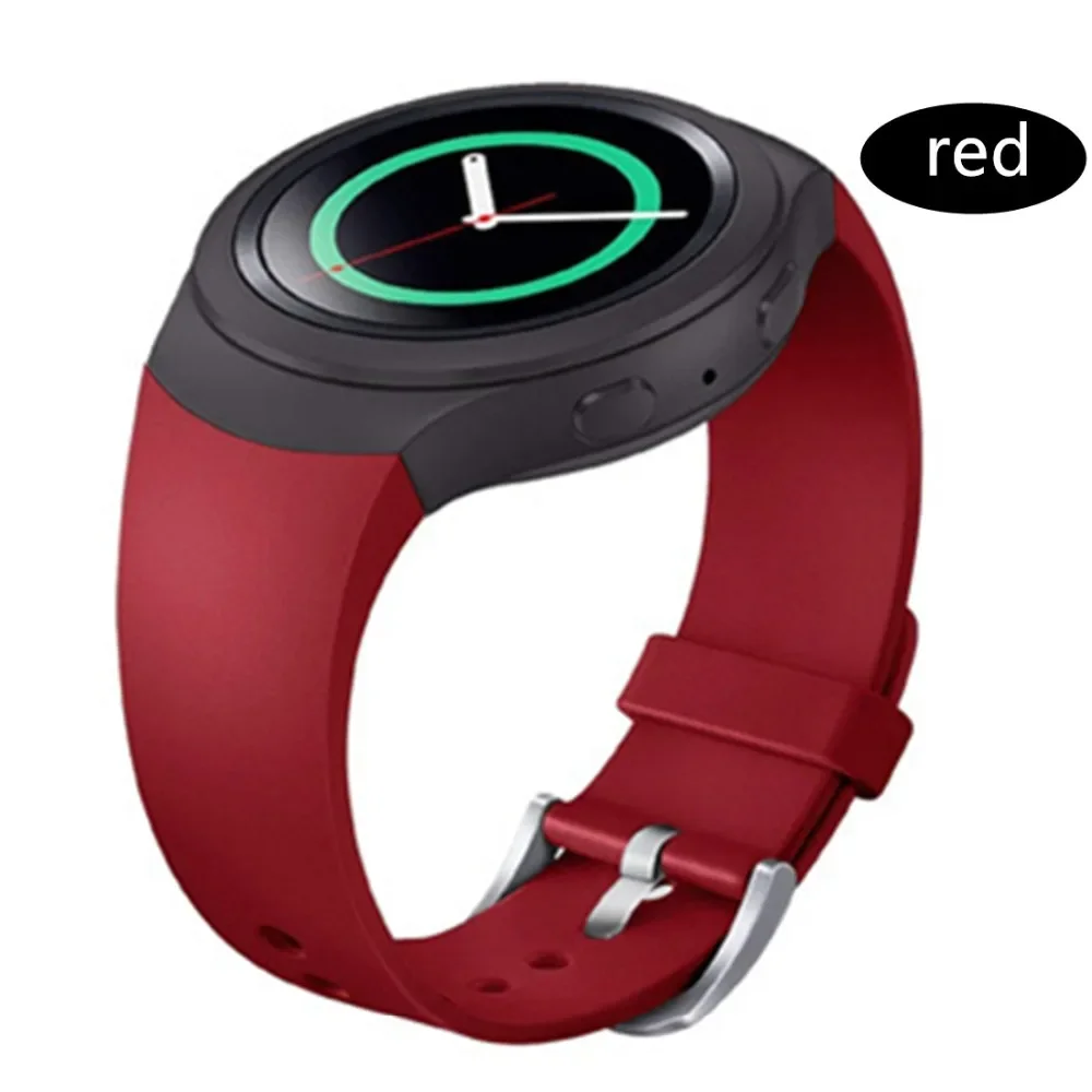 Фото Силиконовый спортивный ремешок для Samsung Galaxy Gear S2 R720 R730, сменный ремешок для умных часов, браслет на запястье, ремешок для часов Correa №3