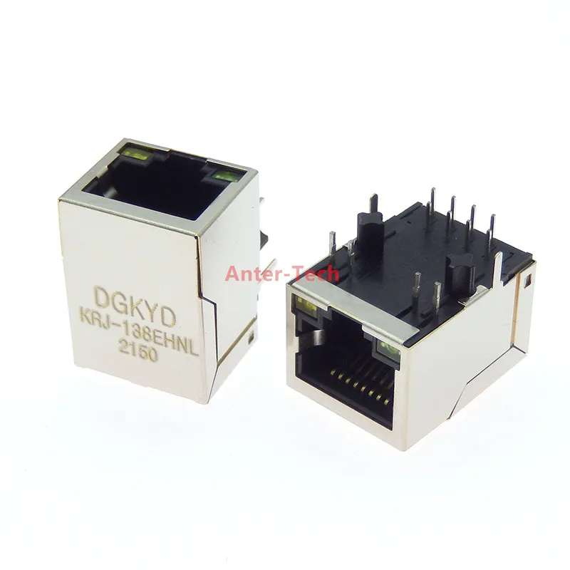 Фото Новый сетевой интерфейс KRJ-138EHNL RJ-45, сетевой трансформатор, сетевой модуль RJ45 для Интернета №2