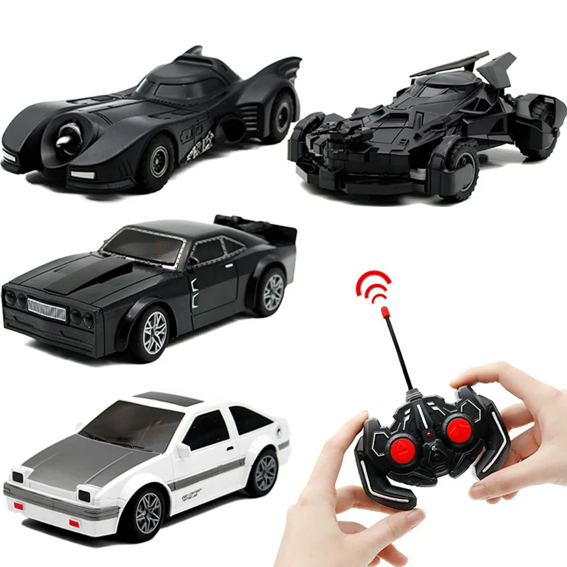 Новый Batmobile Rc Toys Car 4-канальный Ae86 Hell Cat Car Электрический супер модель автомобиля с дистанционным управлением для детей Игрушки Подарок на Хэллоуин