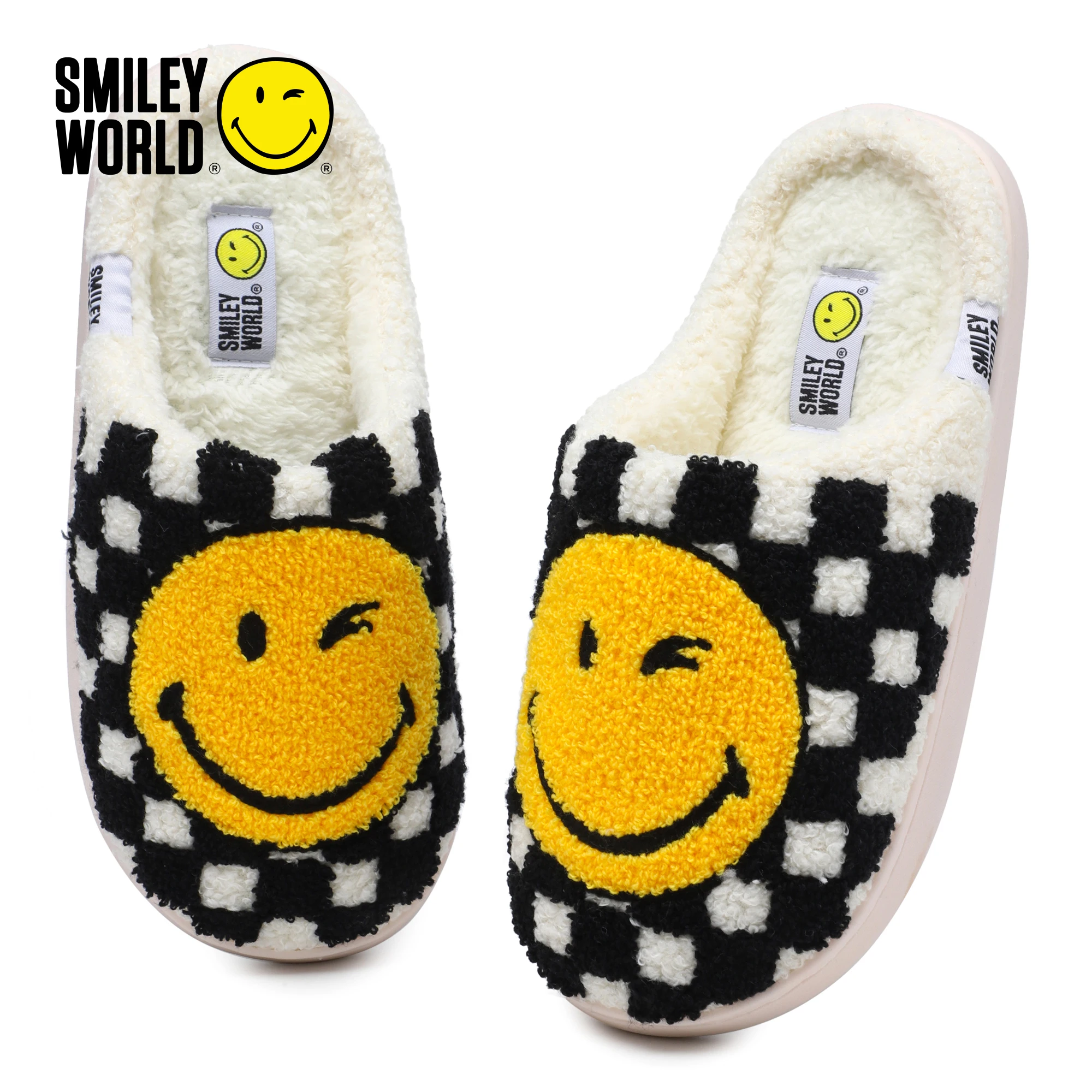 SmileyWorld тапочки для женщин и мужчин, уютные домашние тапочки из пены с эффектом памяти, нескользящие