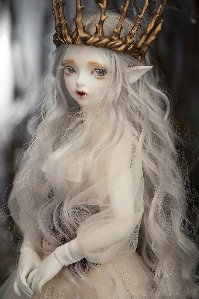 Фото Кукла Happy Amethyst SD BJD 1/4-Hwayu Vampire Elf, кукла со свободными глазами, набор усовершенствованных смолы, Рождественский подарок для девочки №2